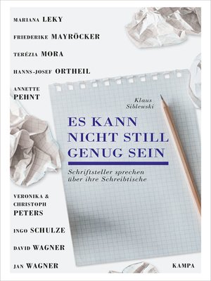 cover image of Es kann nicht still genug sein